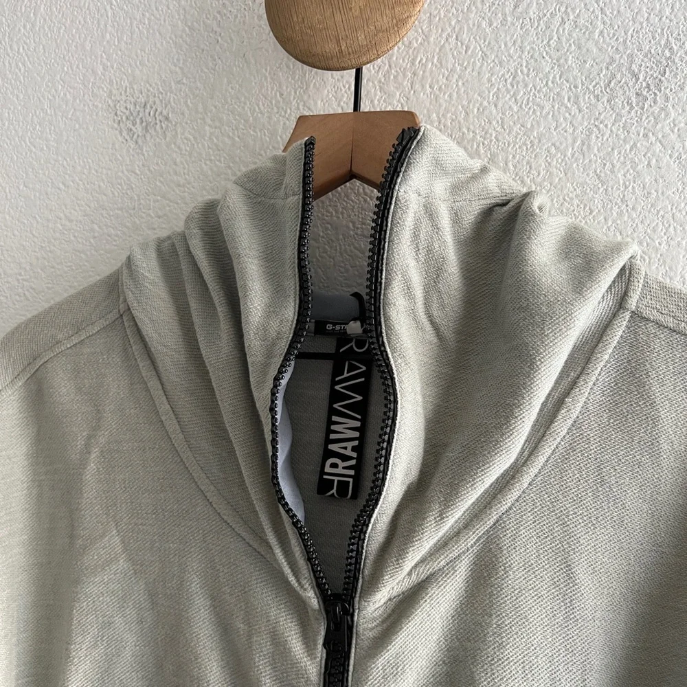 G-Star The Florence Loose Hooded Vest Sweat Jacket NWT